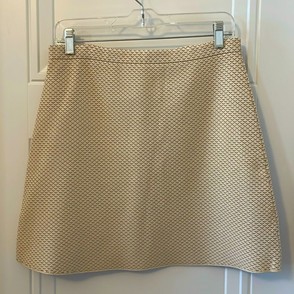 Theory Teslia J Glossed A-line Miniskirt